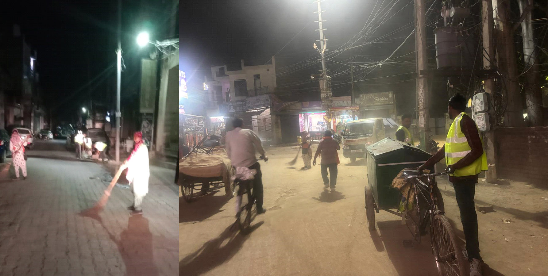 Municipal Council NayaGaon launches night cleaning campaign
